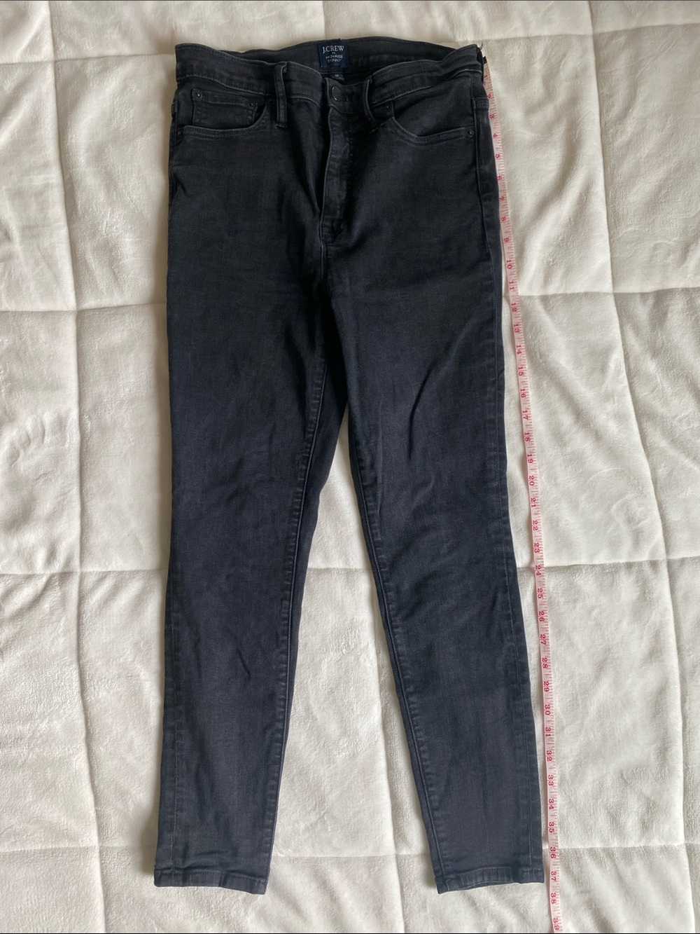 J. Crew Women’s Black Skinny High-Rise Jeans (Size 30)